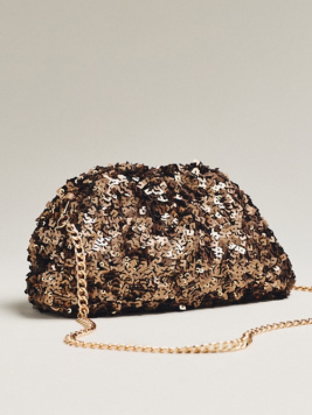 MAEVE SEQUIN SLOUCHY CLUTCH - ANTHROPOLOGIE